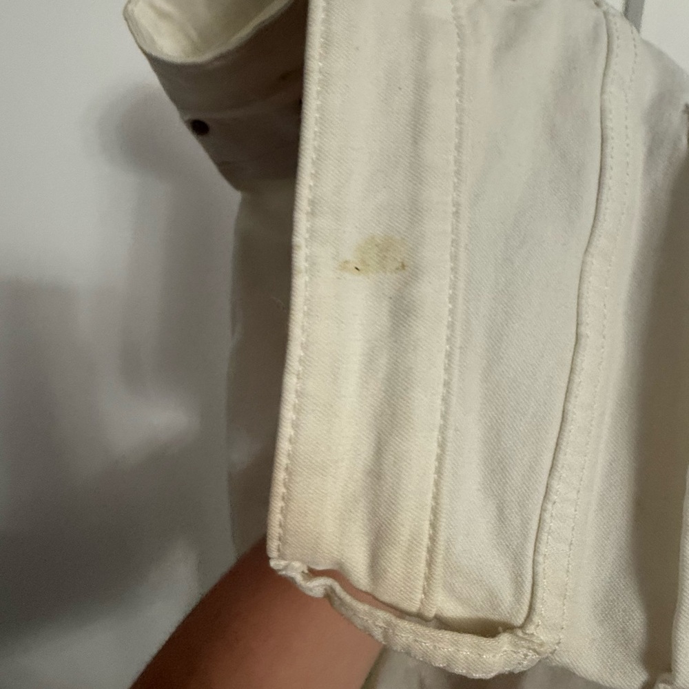 Lucky Brand Women's Straight Leg Cream Jeans - Picture 3 of 4